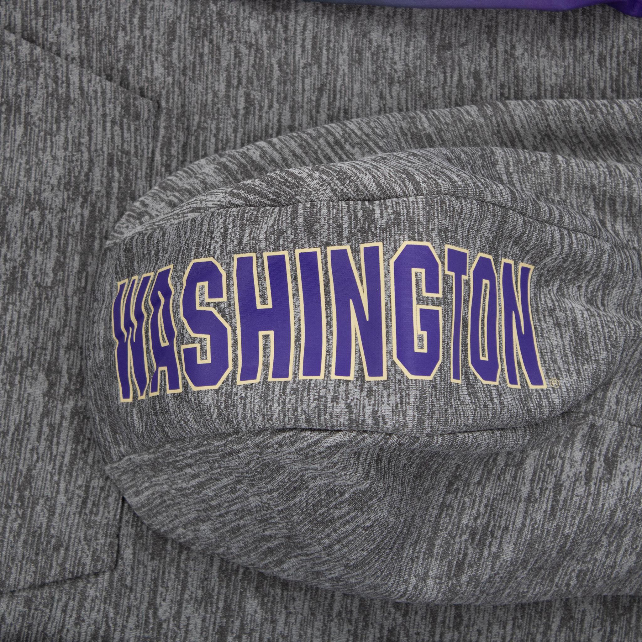 Washington Huskies Colosseum Gradient Grey Youth Hoodie - Image 3