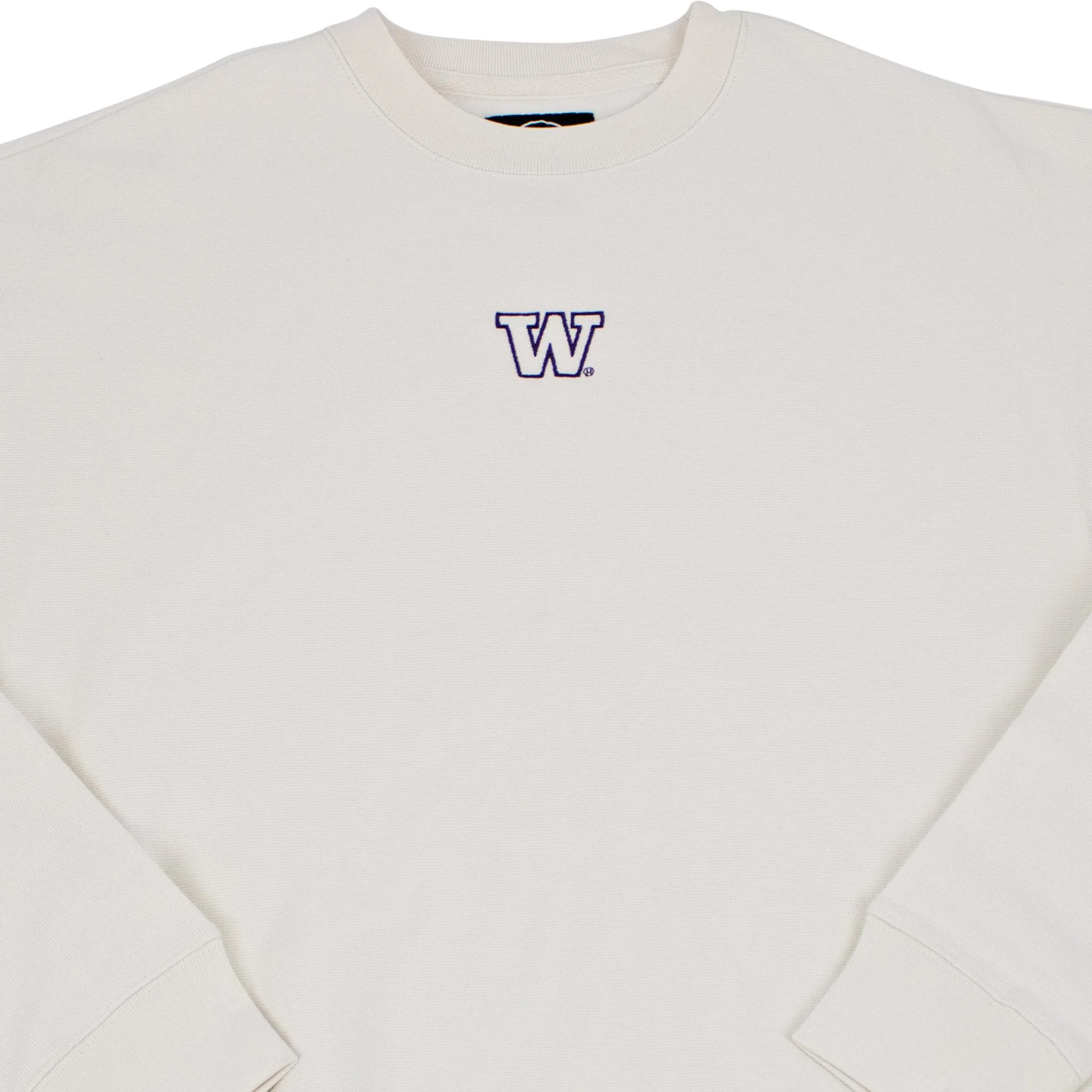 Washington Huskies Cream Heavyweight Premium Crewneck - Image 2