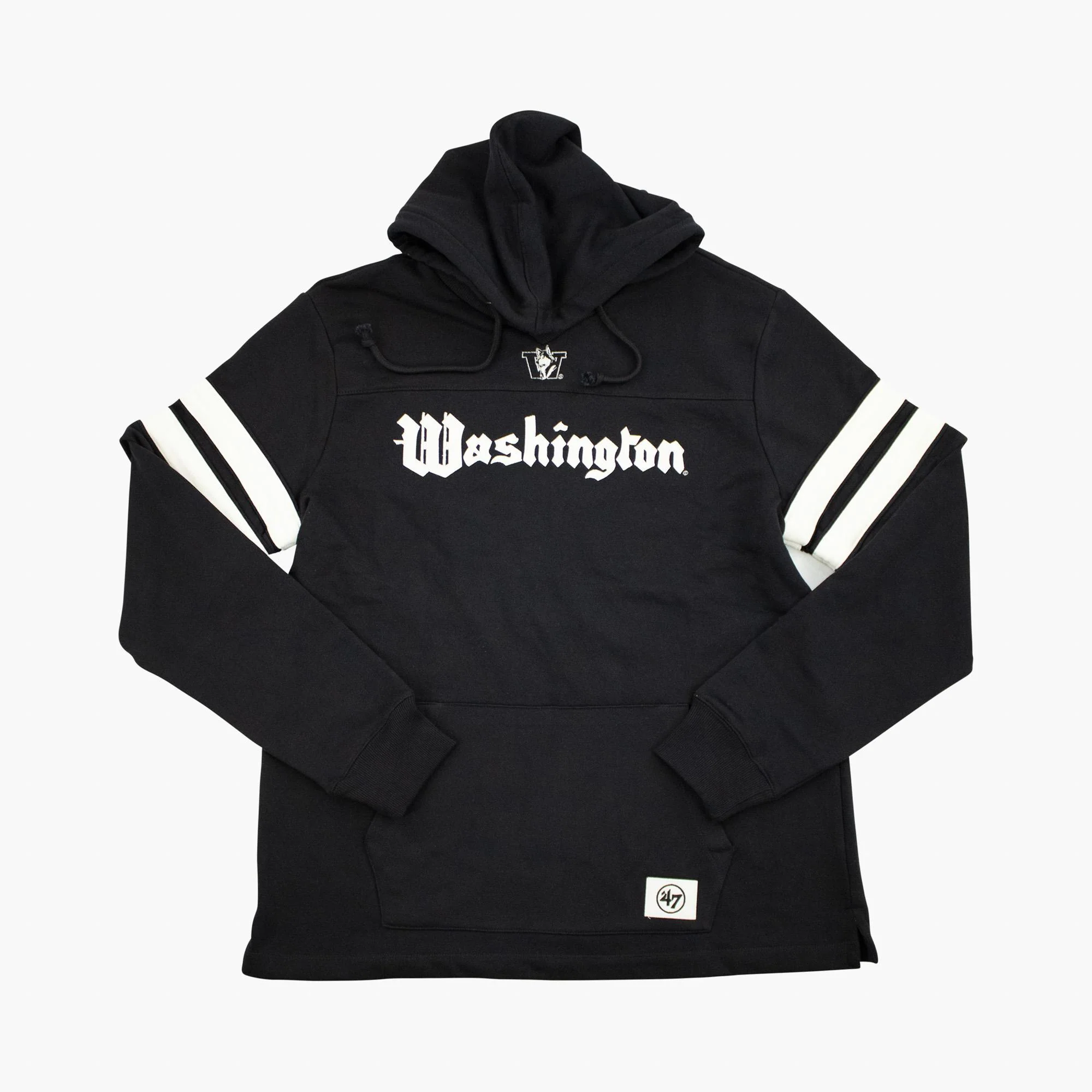 Washington Huskies Flint Black Quick Switch Cornerback Hoodie