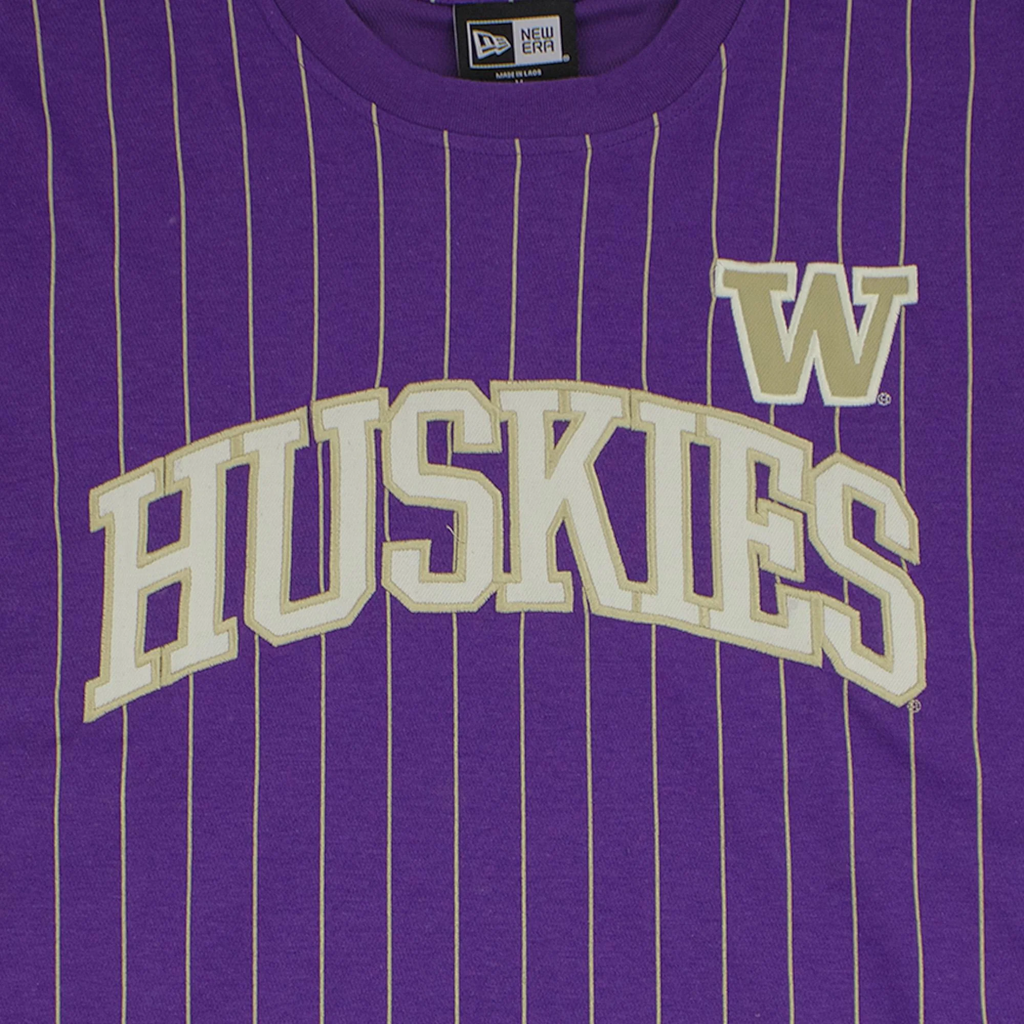 Washington Huskies Pinstripe Premium T-Shirt - Image 2