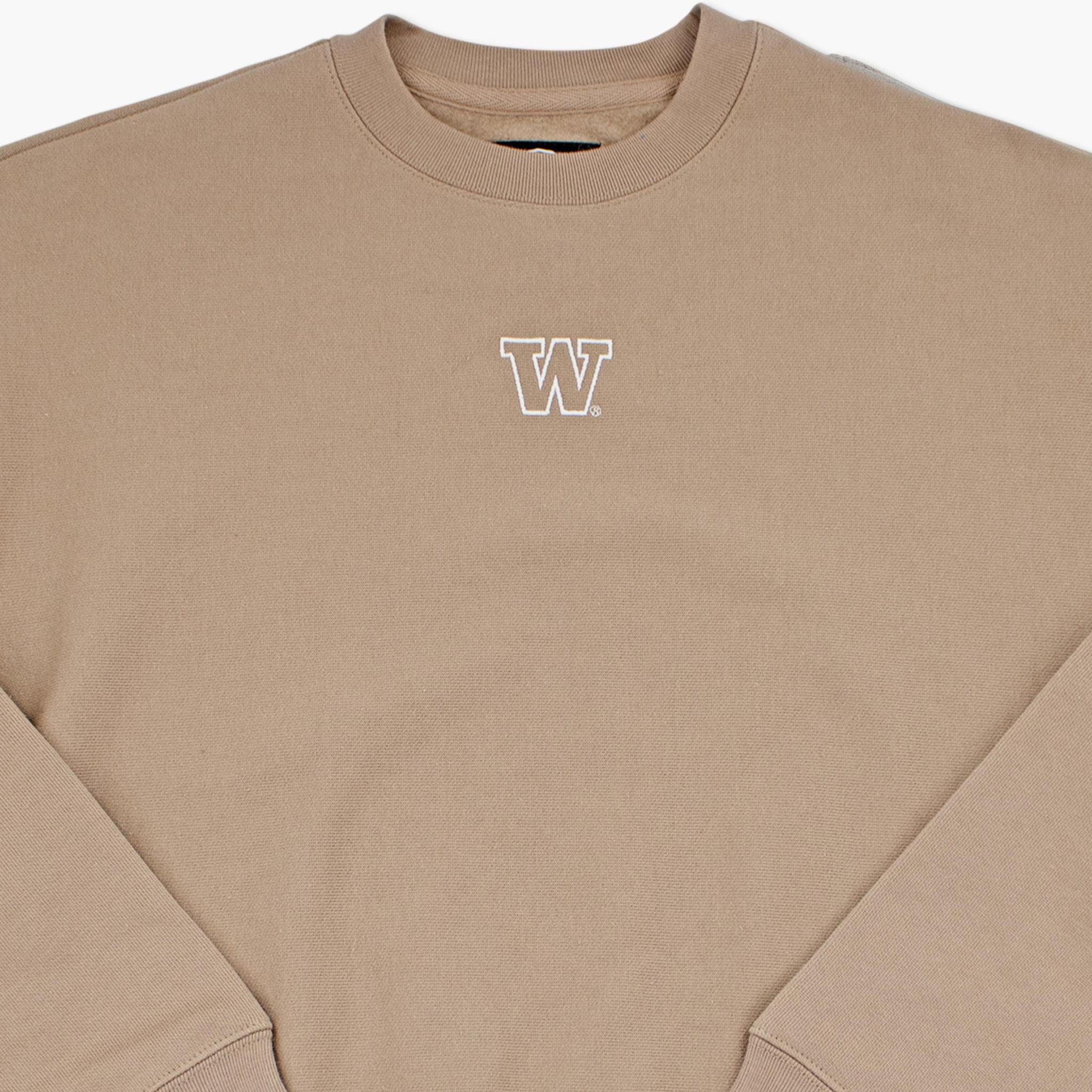 Washington Huskies Portabella Premium Heavyweight Crewneck - Image 2