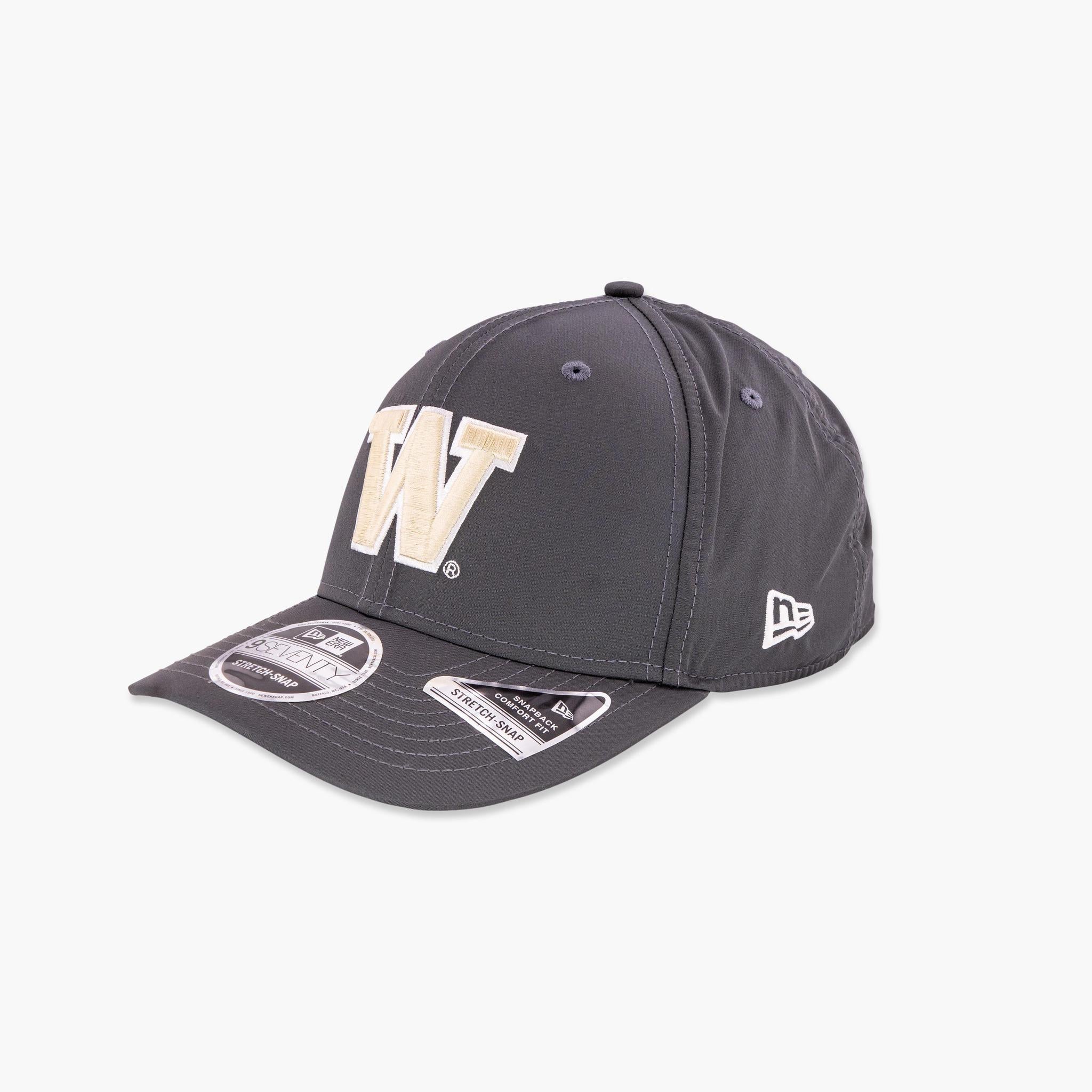 Washington Huskies Primary Logo Graphite Stretch Snapback - Image 2