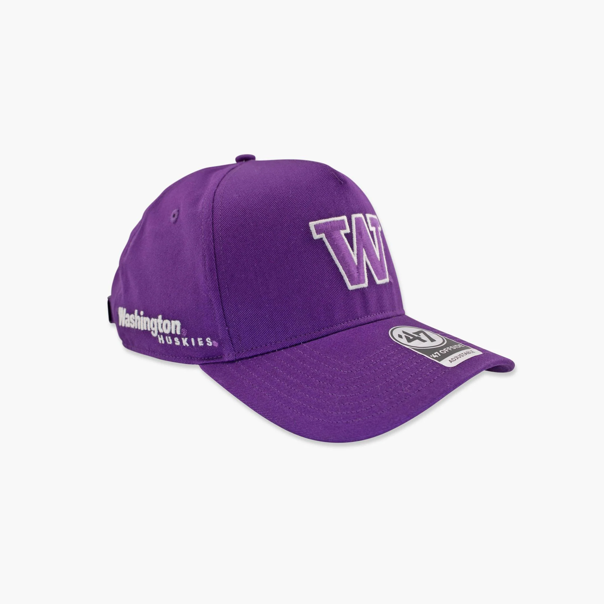 Washington Huskies Purple Foundational Offsides Adjustable Hat - Image 2