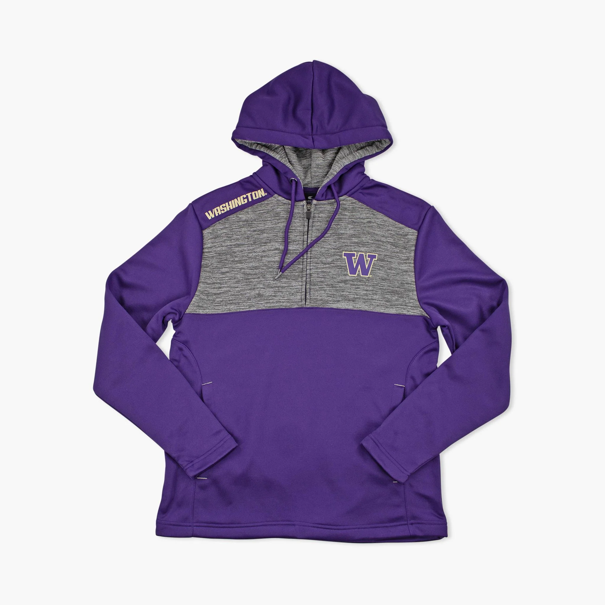 Washington Huskies Purple Pulse 1/4 Zip Hoodie