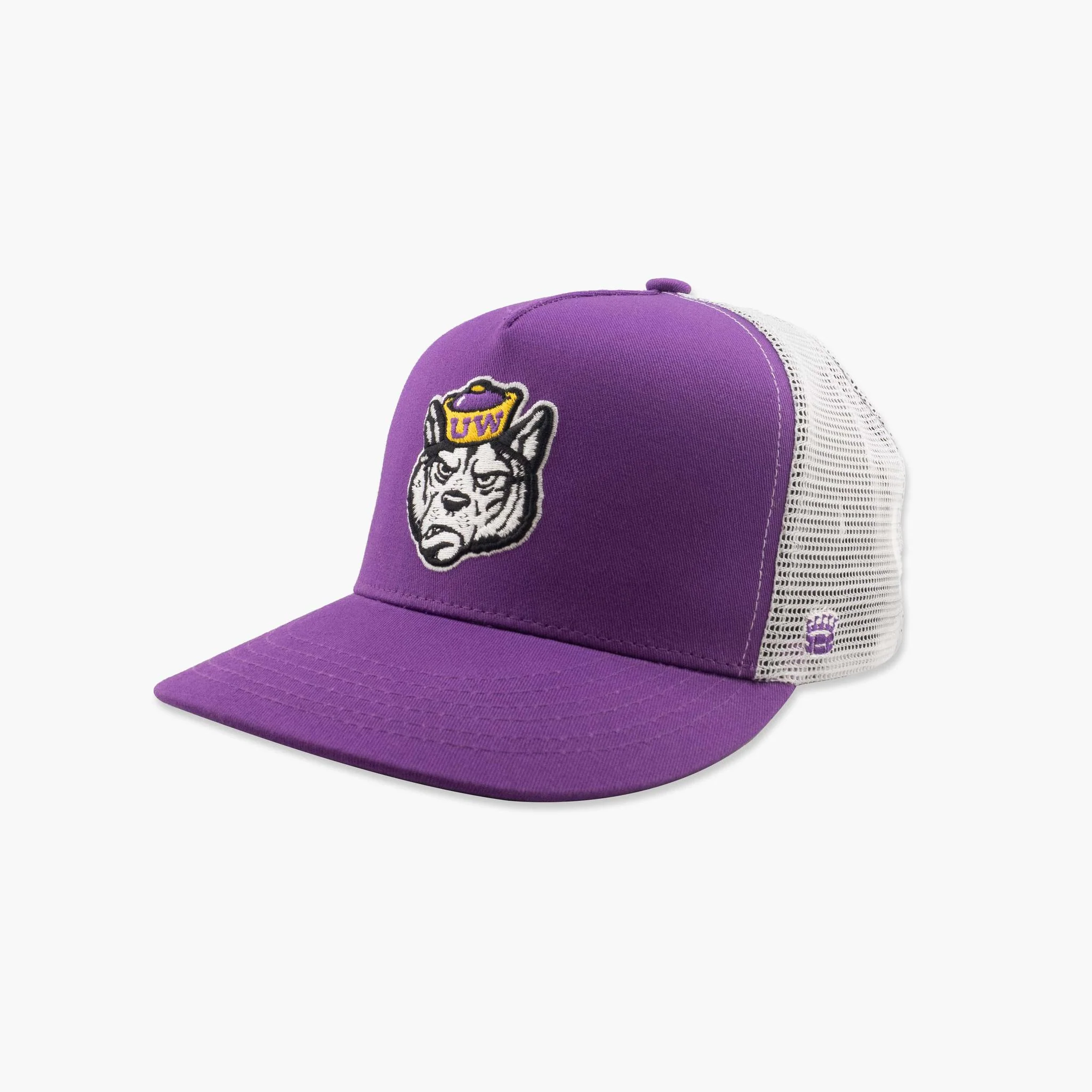 Washington Huskies Sailor Dawg Purple Trucker Hat - Image 2