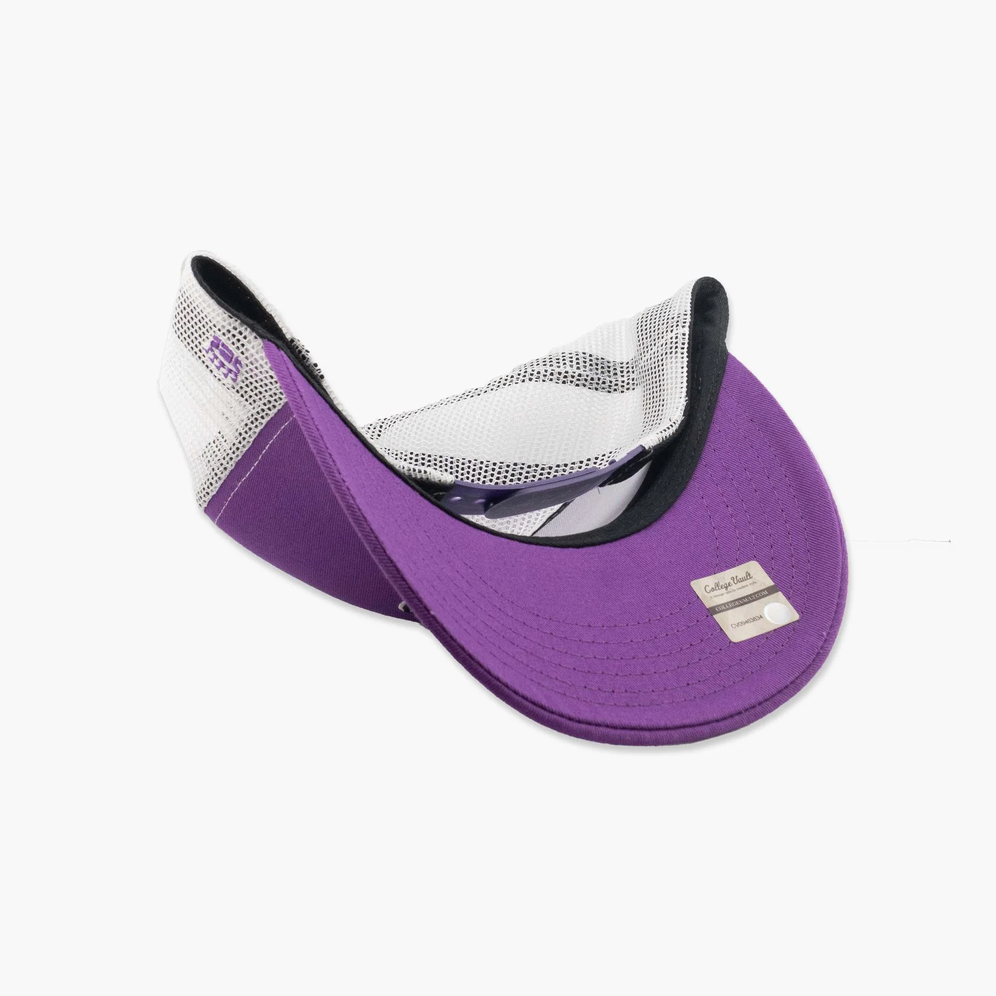 Washington Huskies Sailor Dawg Purple Trucker Hat - Image 4