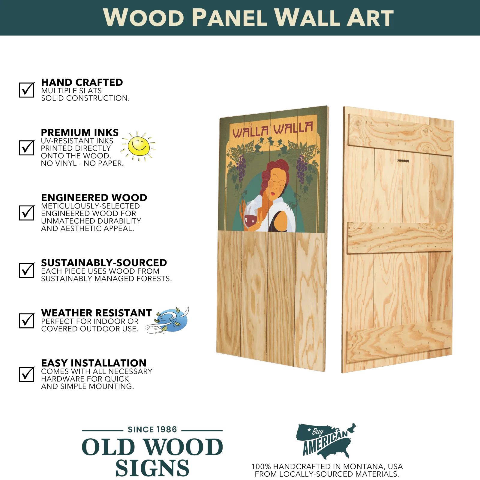 Washington Huskies: Sailor Dawg - Wood Plank Wall Art - Image 3