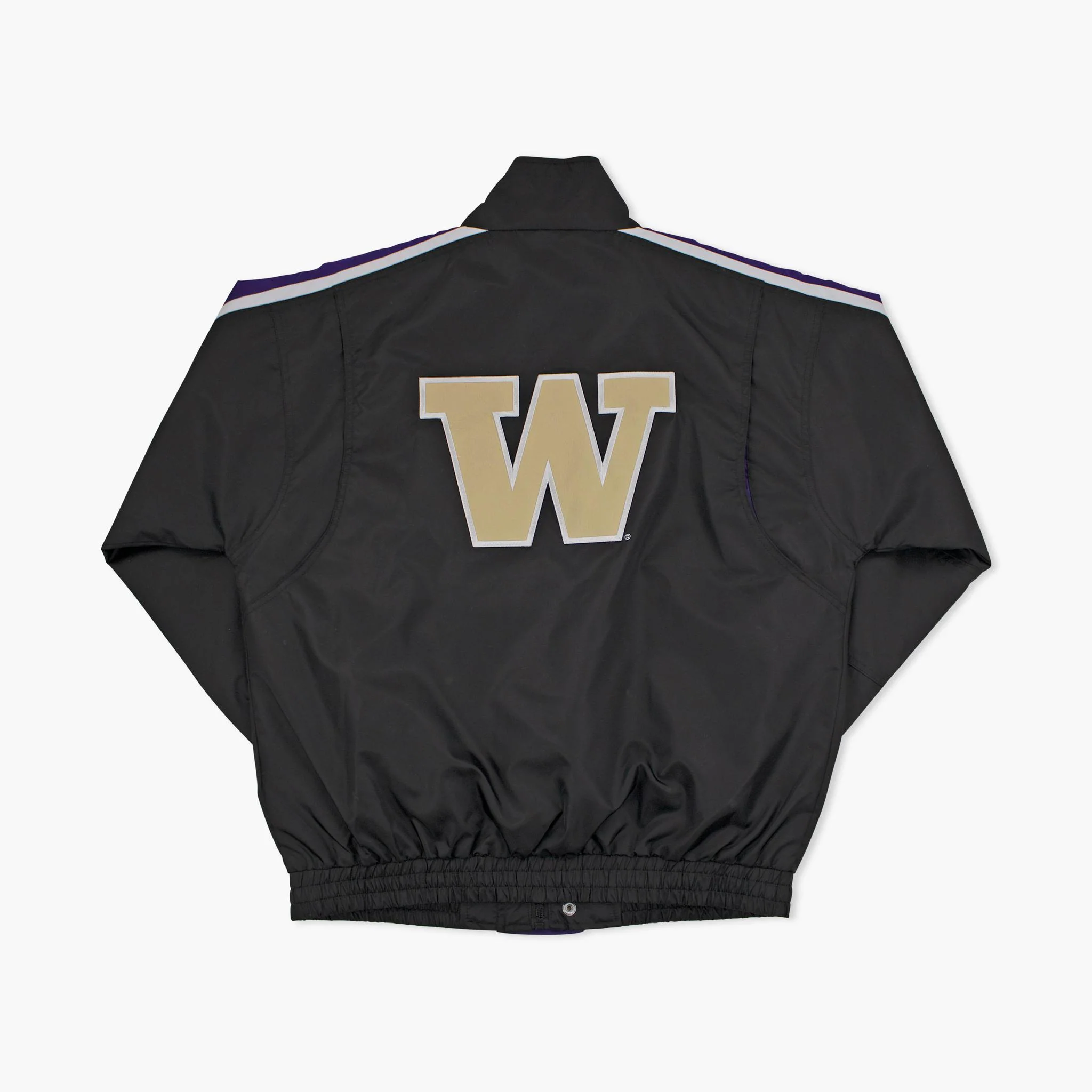 Washington Huskies Starter Black Nylon Jacket - Image 2