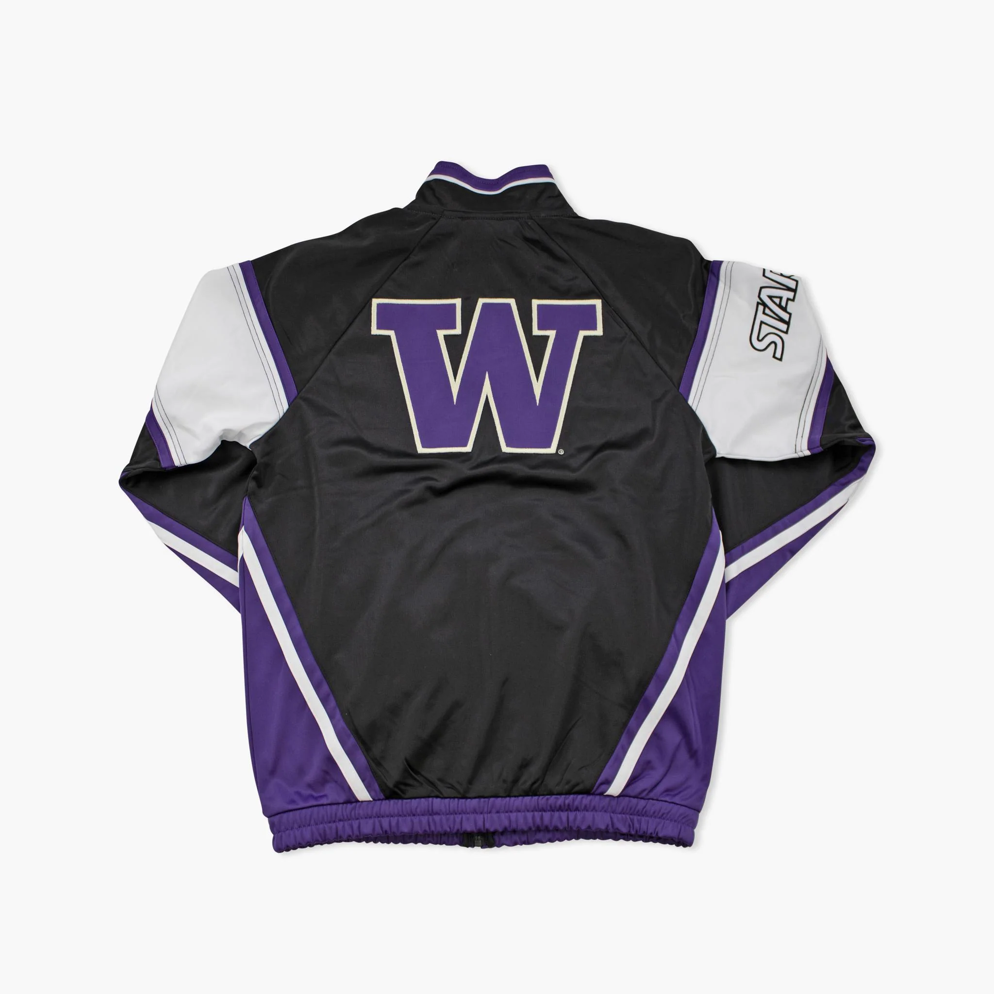 Washington Huskies Starter Black Track Jacket - Image 2
