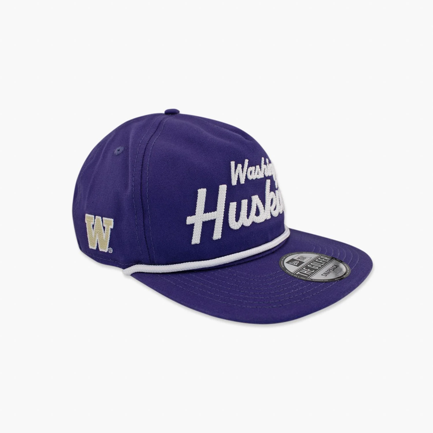 Washington Huskies Team Text "Golfer" Snapback - Image 2