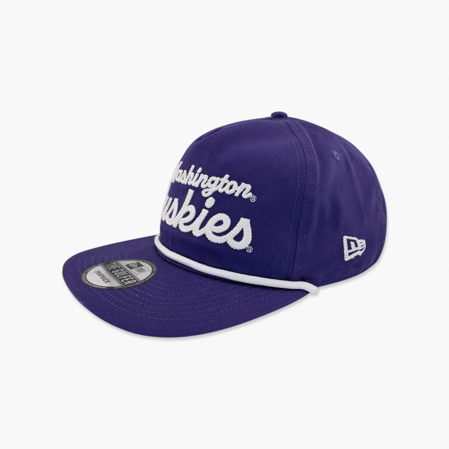 Washington Huskies Team Text "Golfer" Snapback - Image 4