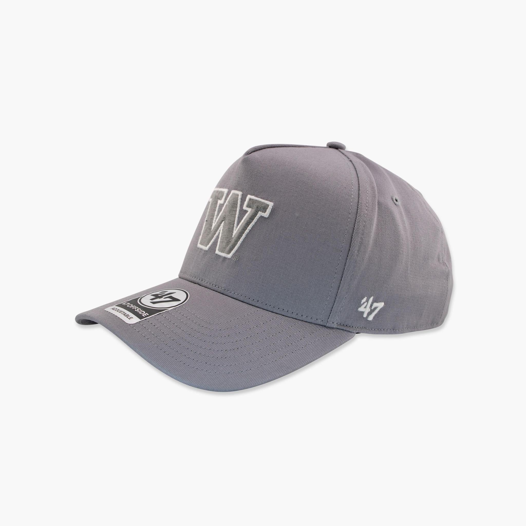 Washington Huskies Wolf Grey Foundational Offsides Adjustable Hat - Image 3