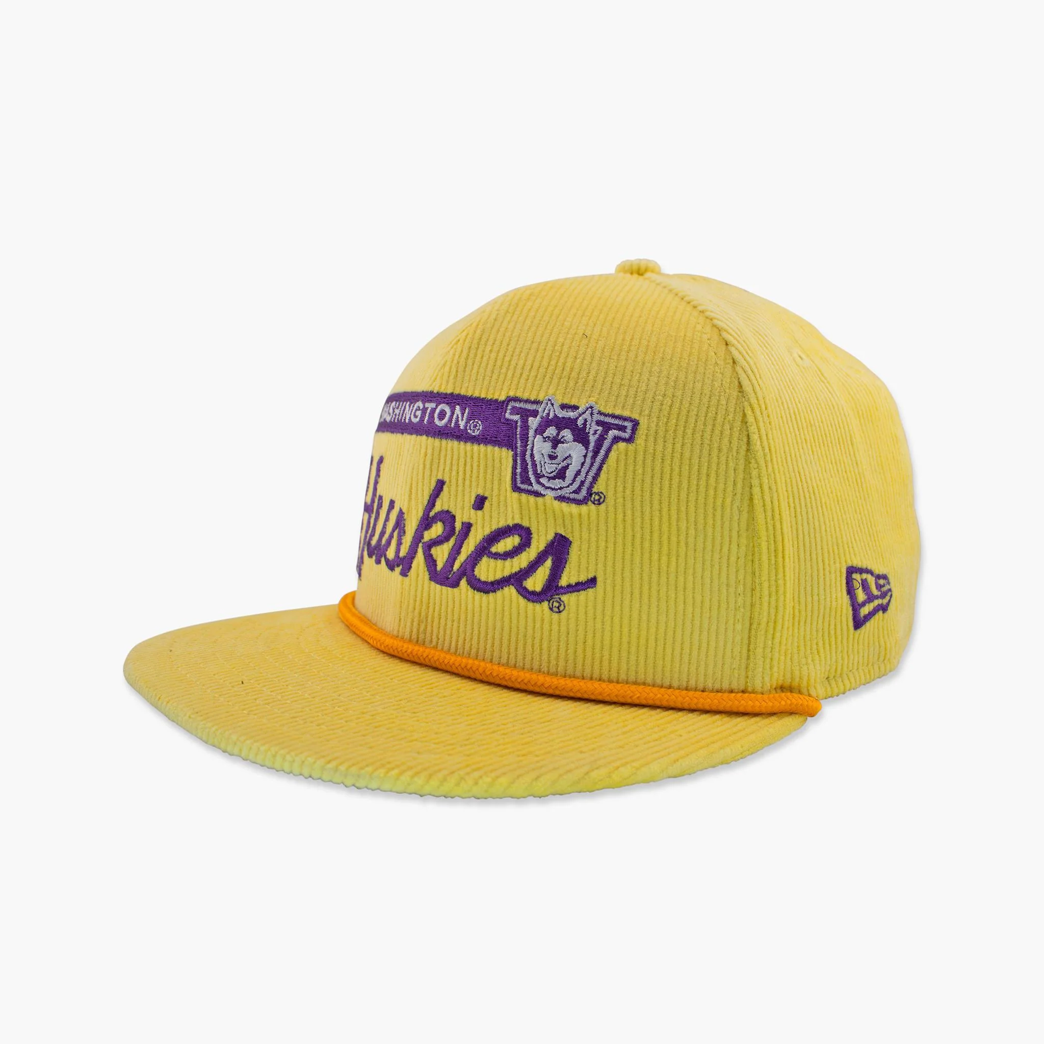 Washington Huskies Yellow Cord Snapback - Image 2